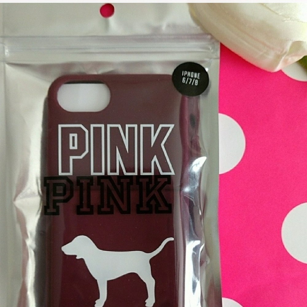 X💝PINK VICTORIA'S SECRET IPHONE CASE 6/7/8. - Picture 2 of 3